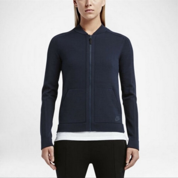 Nike Sportswear Tech Knit Jacket Obsidian Navy Blue s - Picture 1 of 8